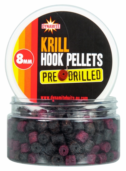 Pre-Drilled Hook Pellets 8mm Krill